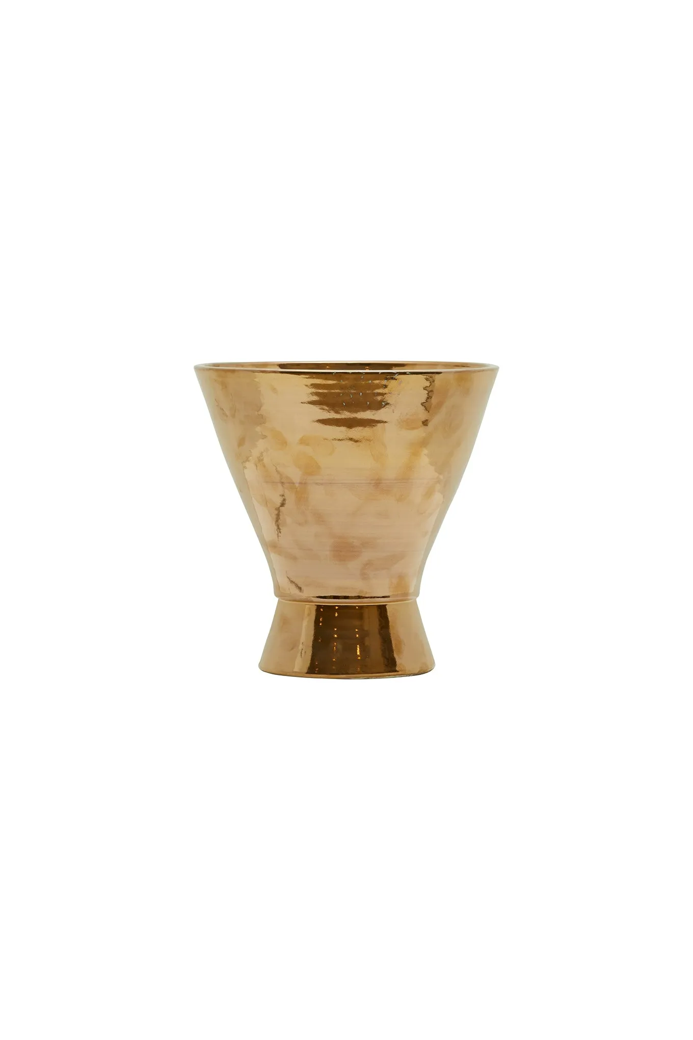 14K Gold Tall Vase