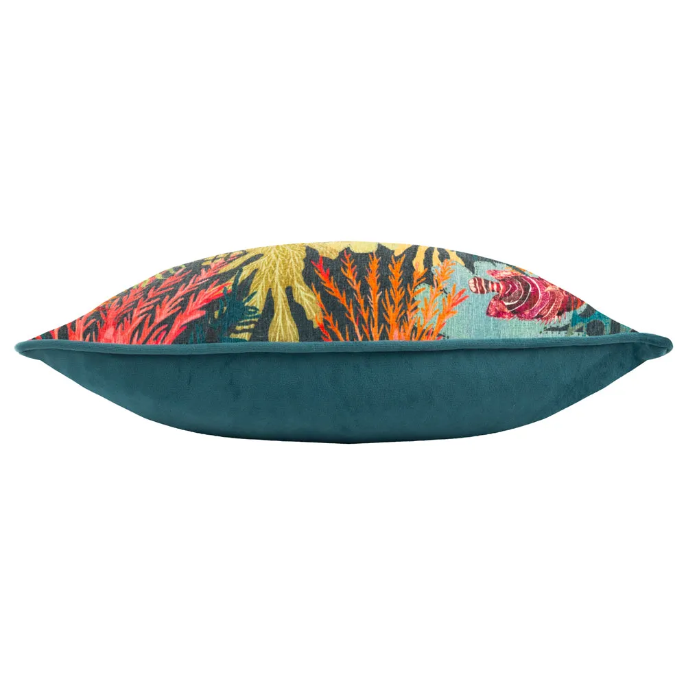 Abyss Coral Bay Rectangular Cushion Multicolour