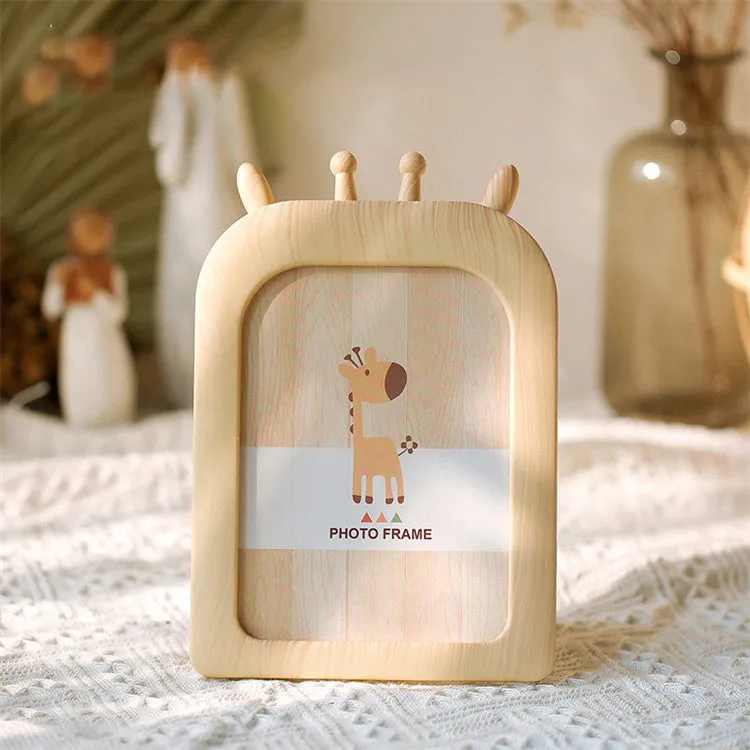 Animal Photo Frame | Beige Giraffe