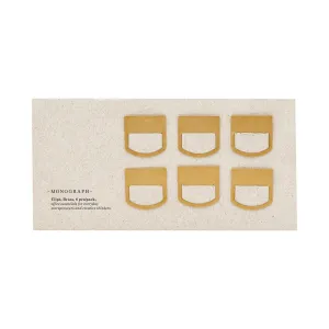 Brass Clips (Pack of 6)