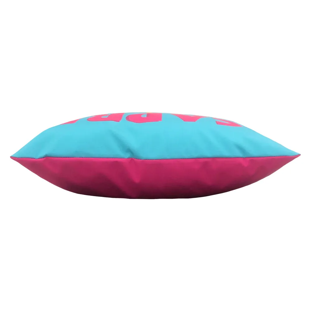 Capri Blue Outdoor Cushion Cover in Aqua