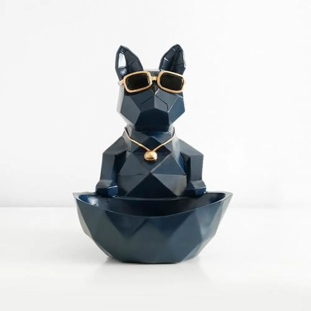 Cat Dog Figurines Resin Miniature Cute Ornaments for Home Office Decoration