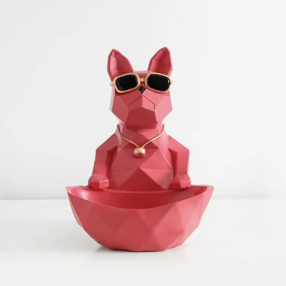 Cat Dog Figurines Resin Miniature Cute Ornaments for Home Office Decoration