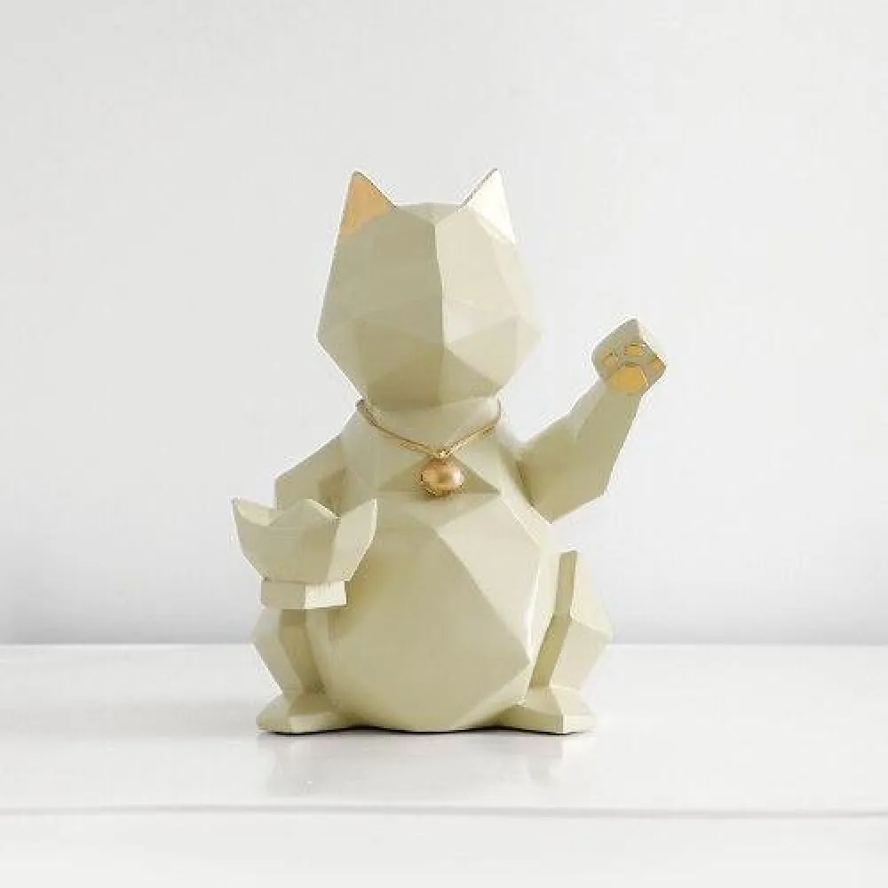 Cat Dog Figurines Resin Miniature Cute Ornaments for Home Office Decoration