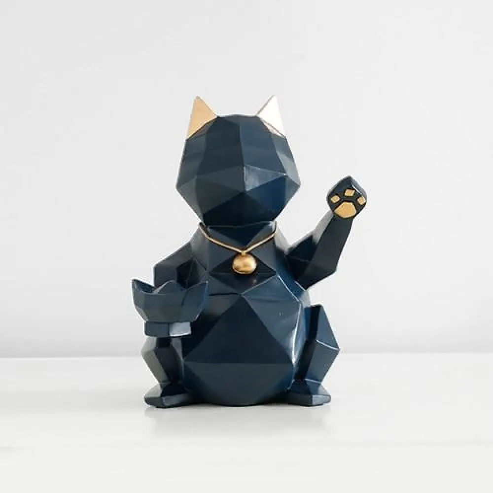 Cat Dog Figurines Resin Miniature Cute Ornaments for Home Office Decoration