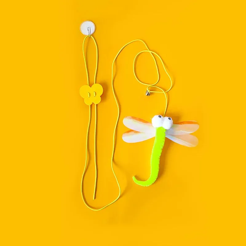 Cat Door Hanging Toys