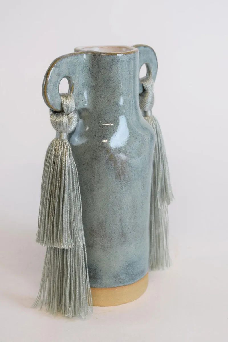 Ceramic Vase 606 by Karen Gayle Tinney - Sage