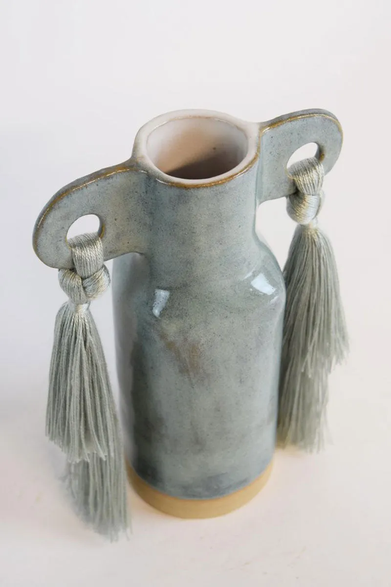 Ceramic Vase 606 by Karen Gayle Tinney - Sage