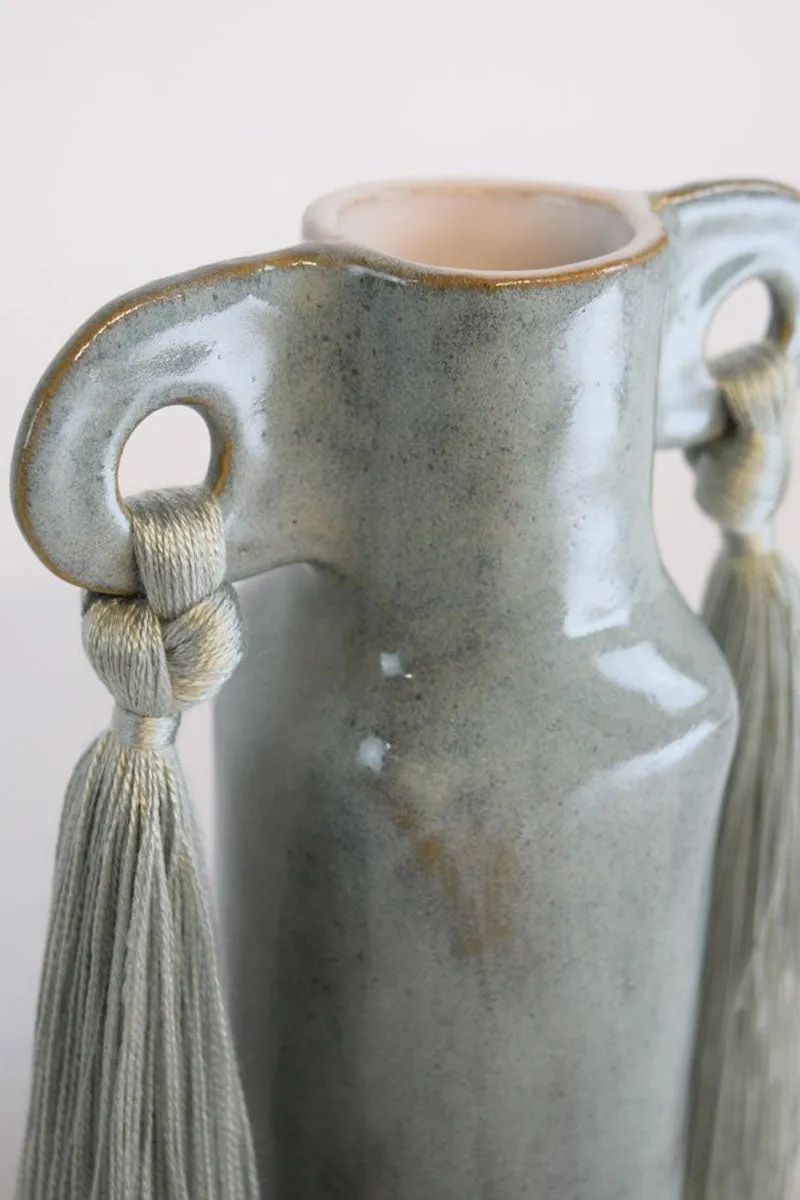 Ceramic Vase 606 by Karen Gayle Tinney - Sage