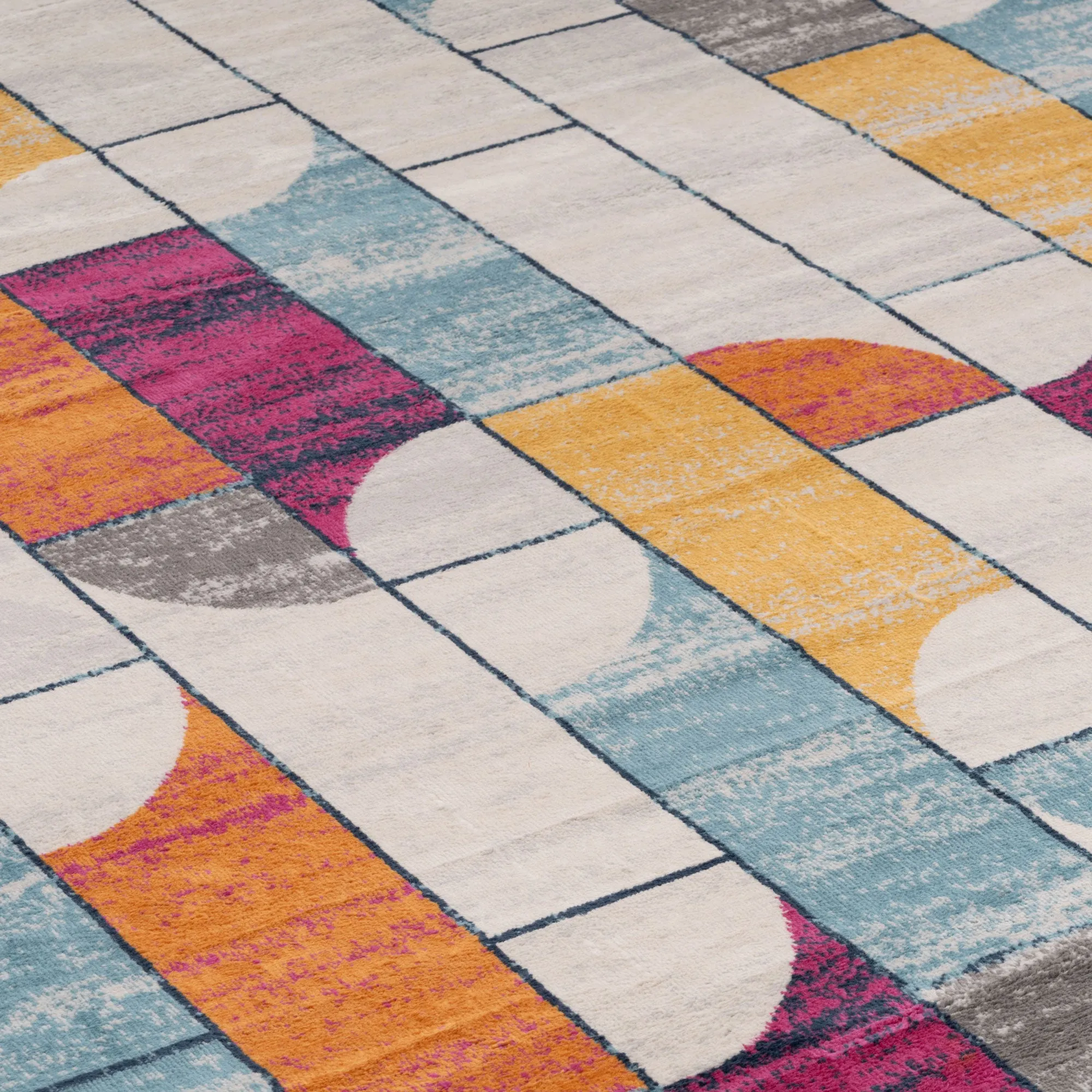 Colourful Wabi Sabi Area Rug