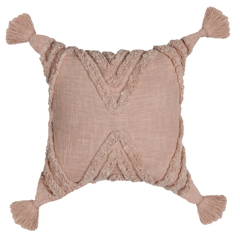 Cozy Boho Comfort Wool Cushion Cover - Handwoven