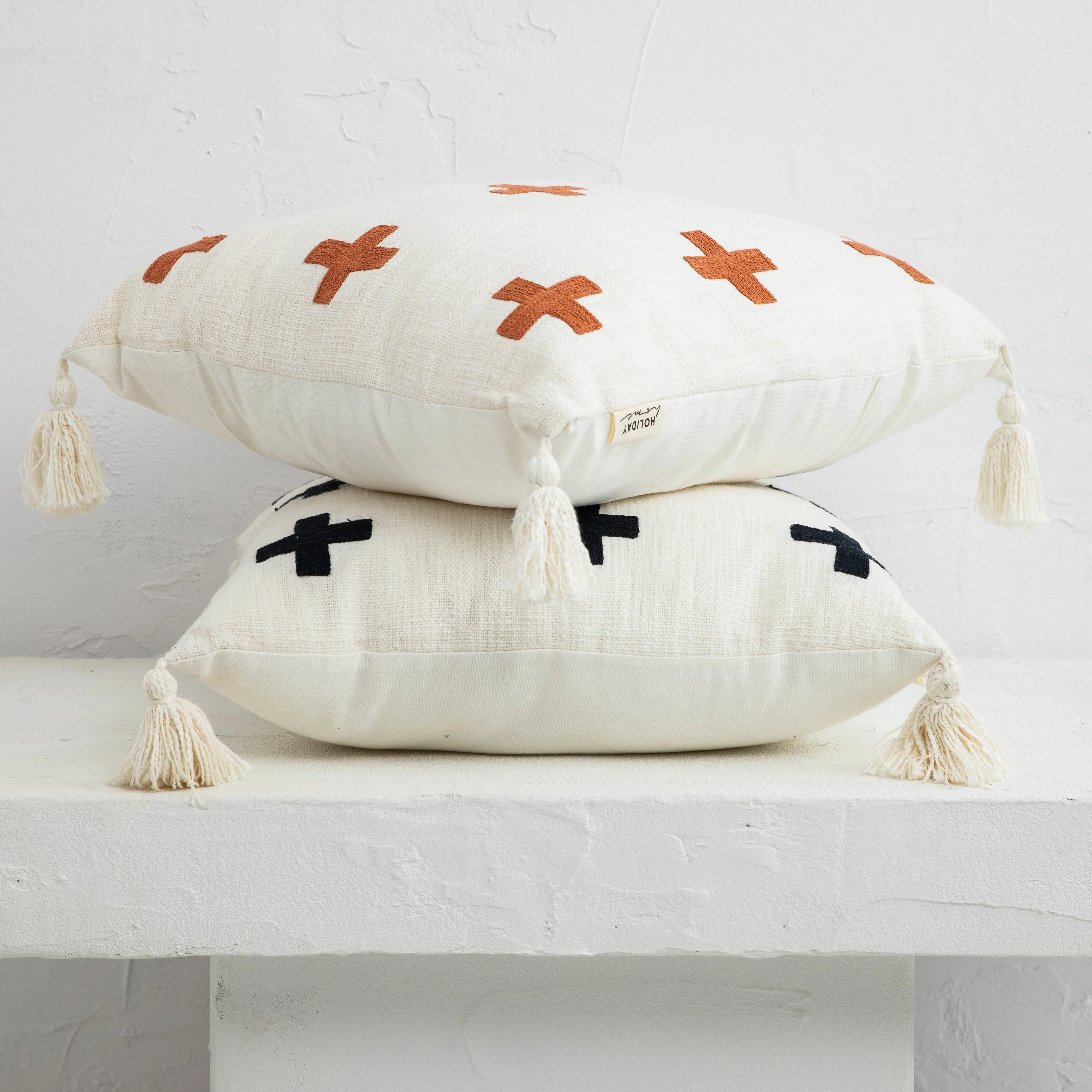 Crossfire Cushion - Tan