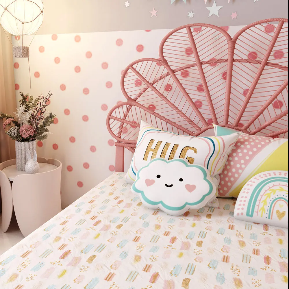 Fancy Fluff Kids Bedsheet Set  Boho Vibes - Single/Double