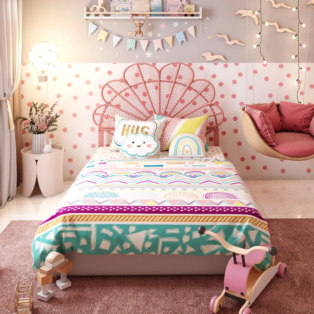 Fancy Fluff Kids Comforter   Boho Vibes - Single/Double