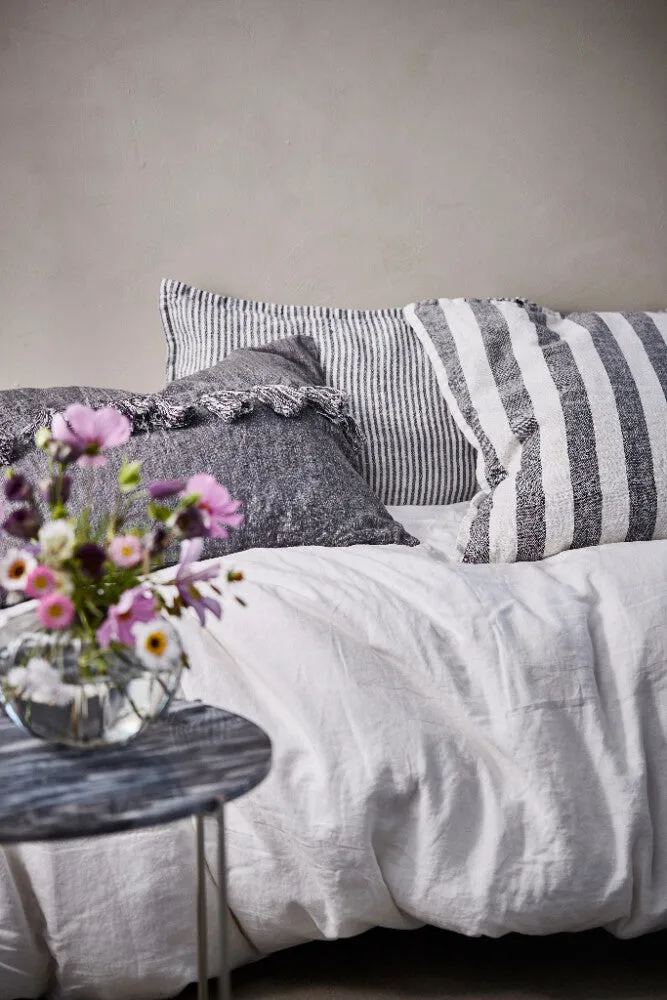 Fiona cushion 50x50 cm. dark grey