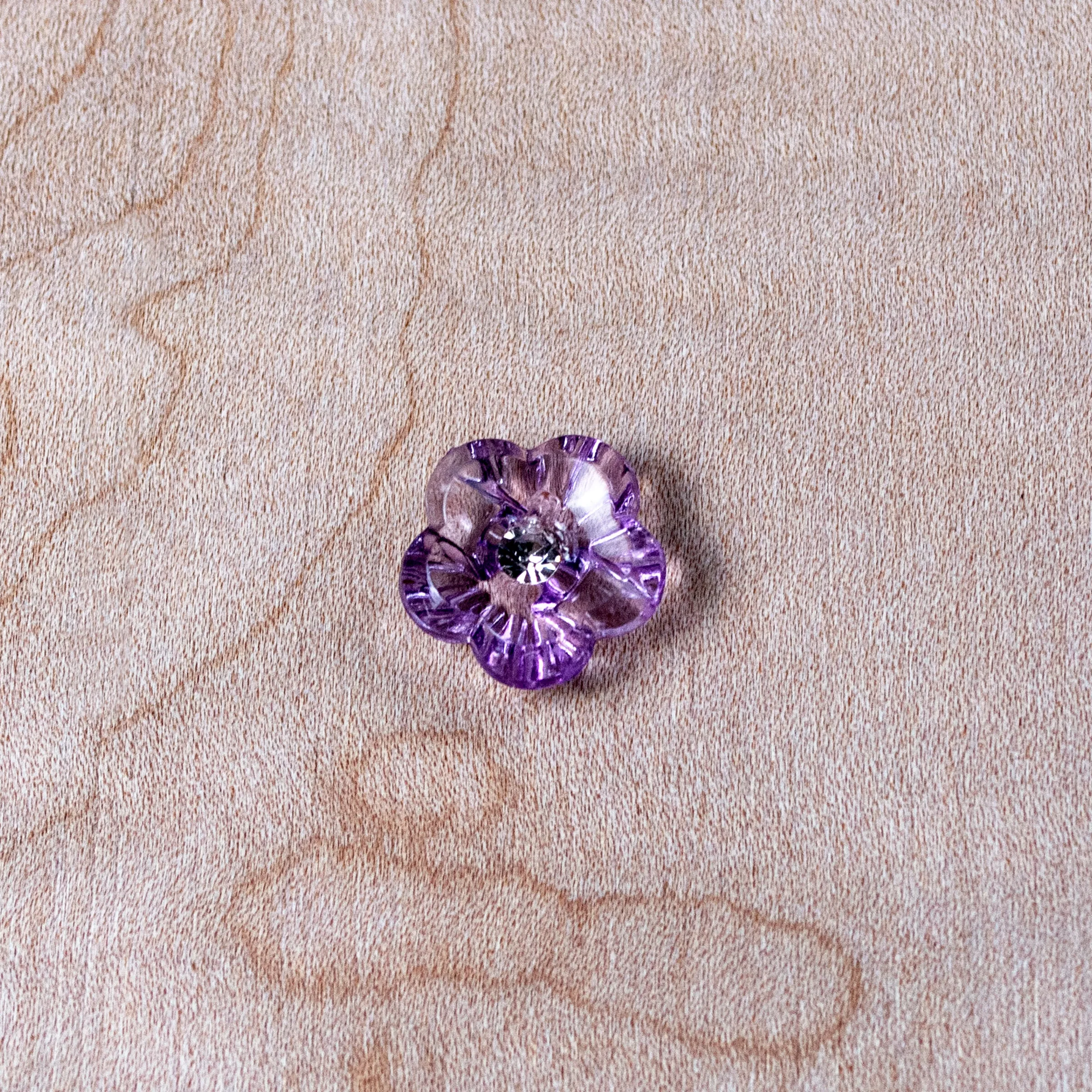 Glitter Blossom Button