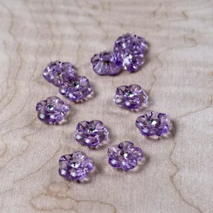 Glitter Blossom Button