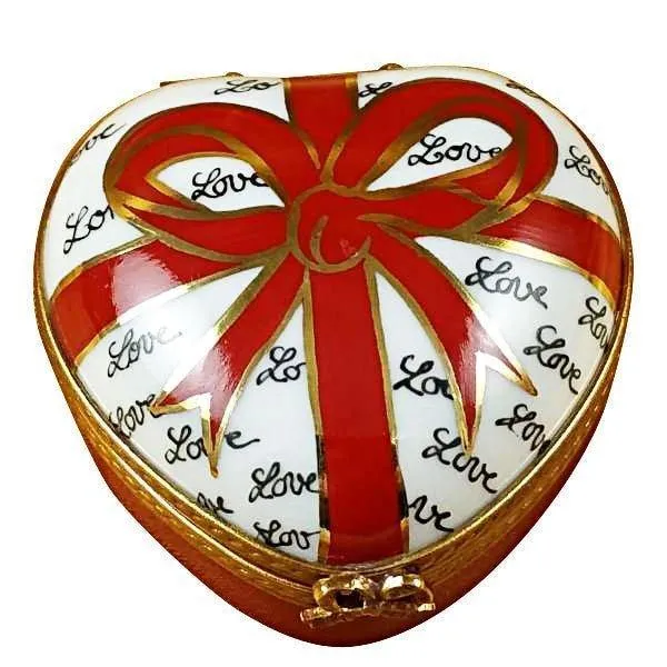 Heart with Red Bow & Three Candies