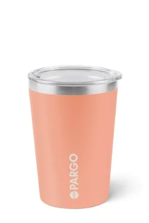 Insulated Coffee Cup 12oz Coral Pink