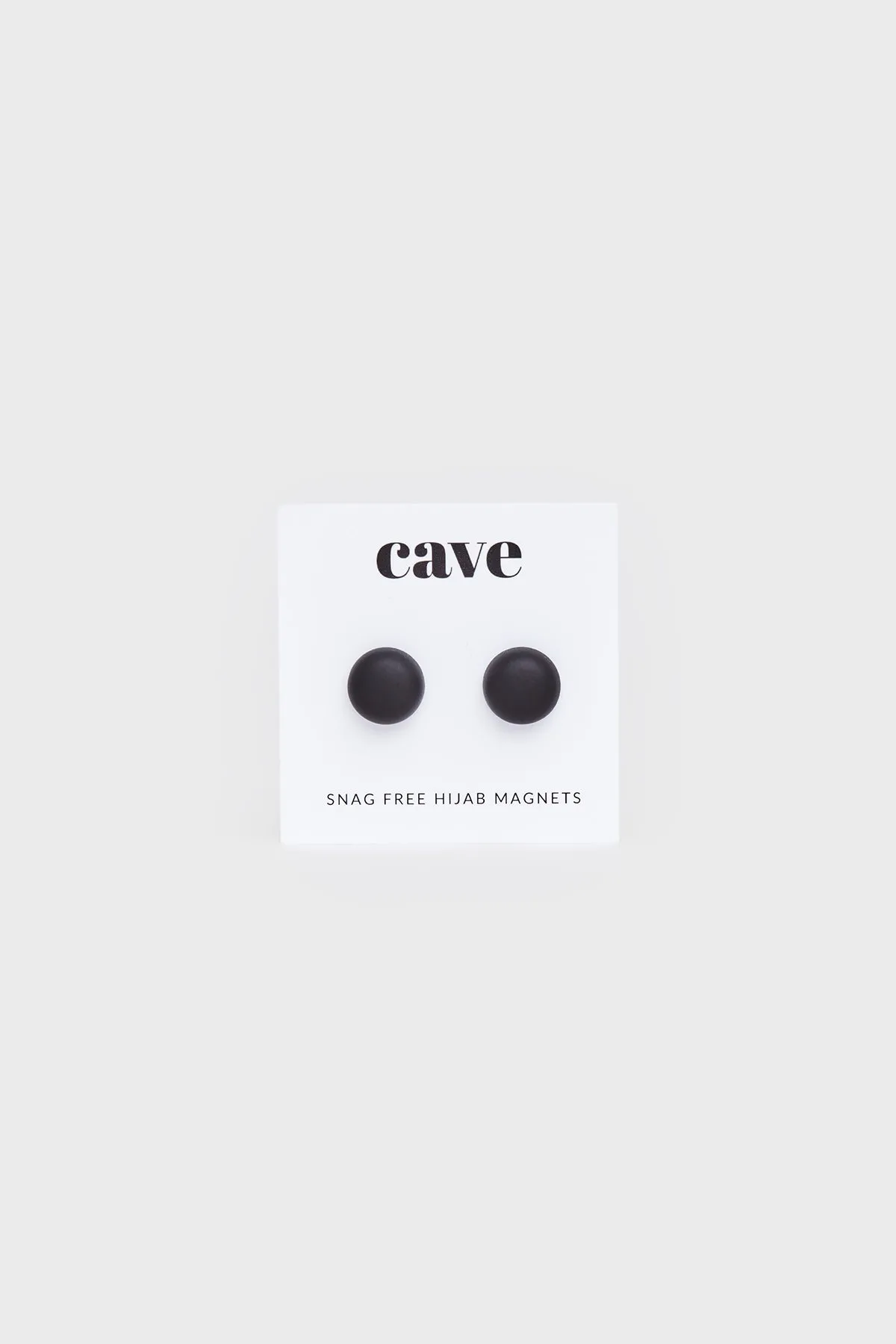 Jet Black Snag-free Hijab Magnets