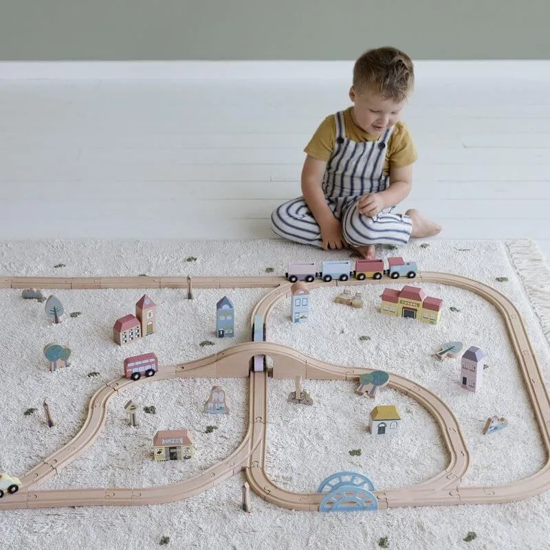 Little Dutch Railway Train XXL Set