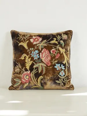 Lola Cushion in Shaded Brown 45x45