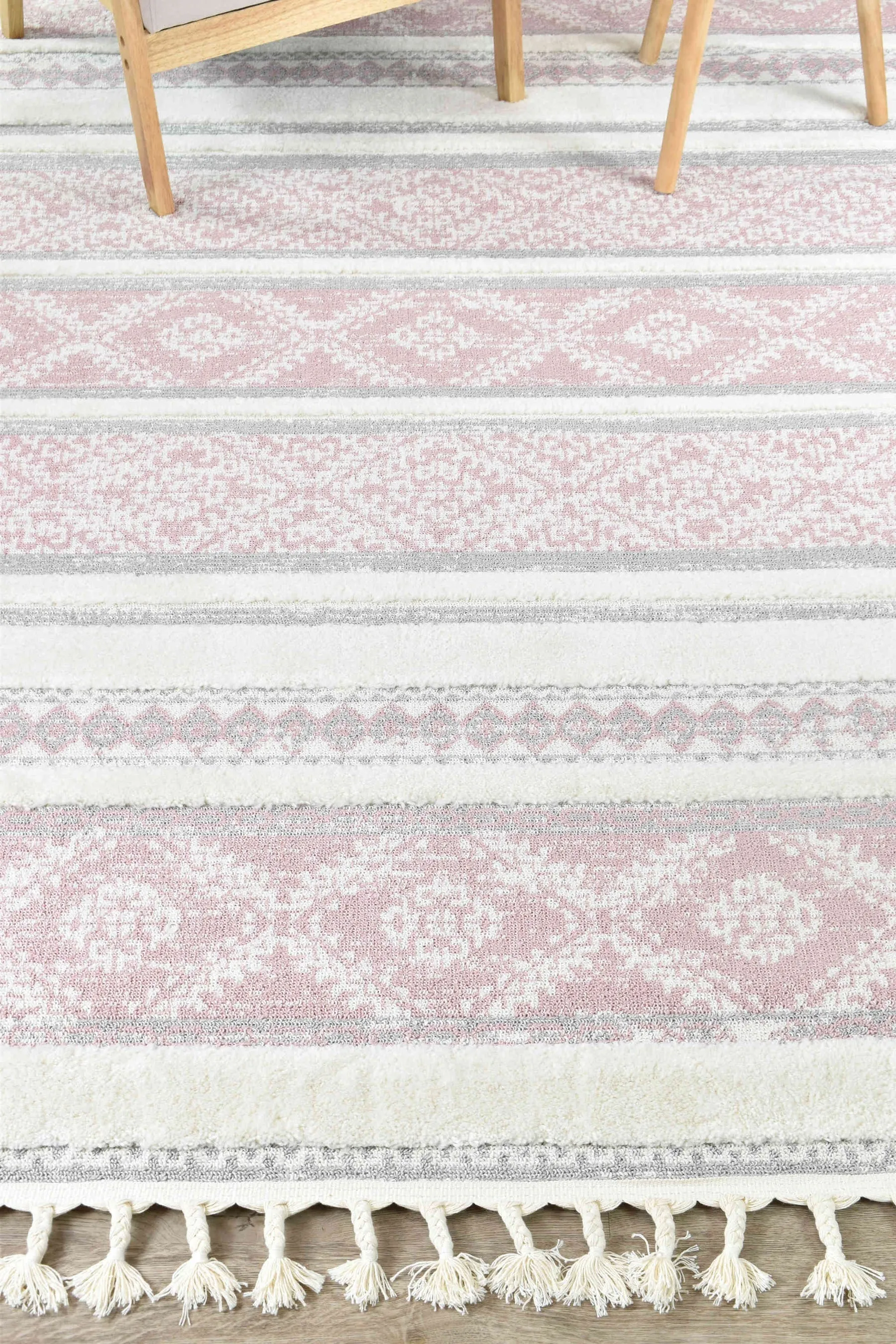 Mia B0359A Pink Rug by Austex
