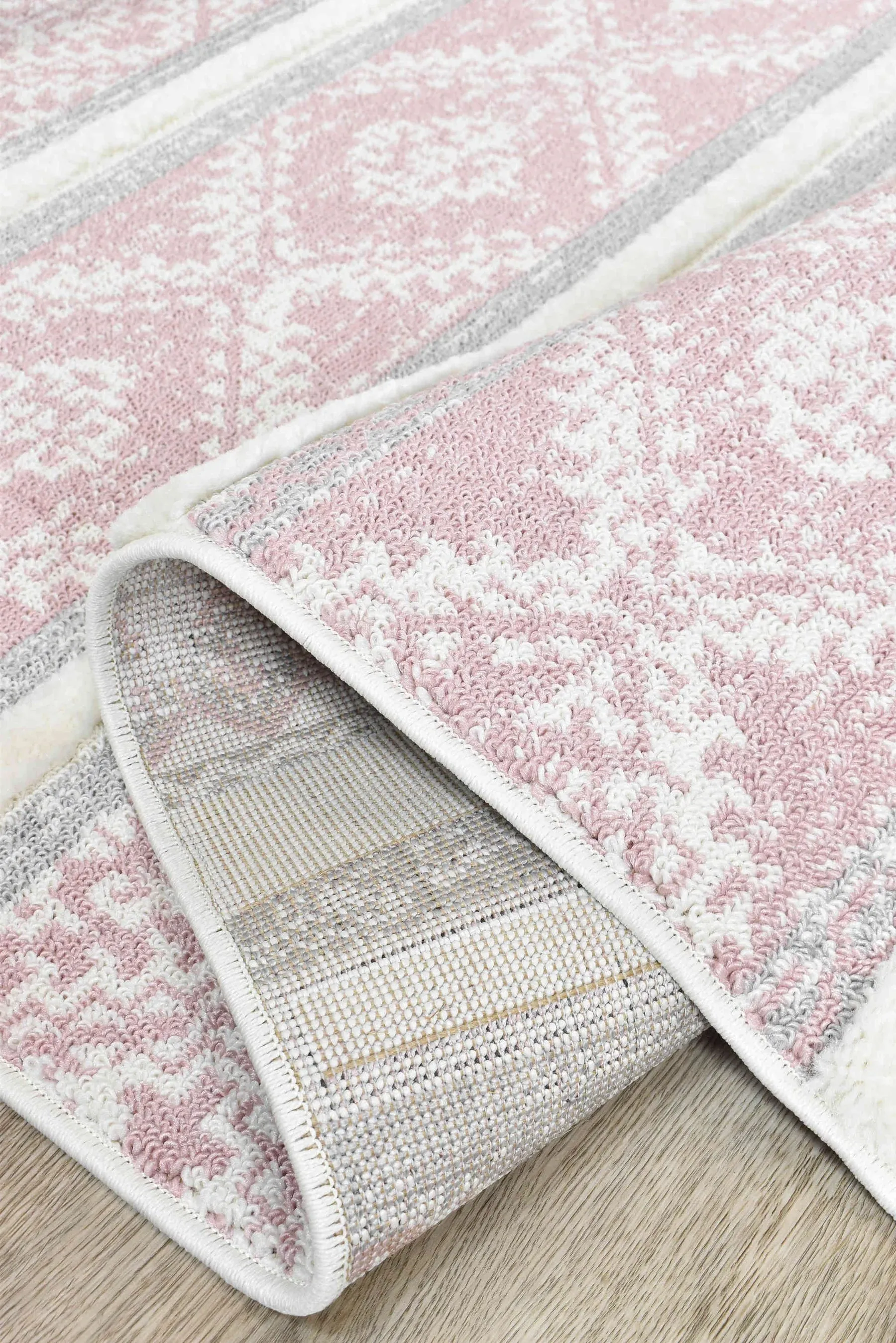 Mia B0359A Pink Rug by Austex