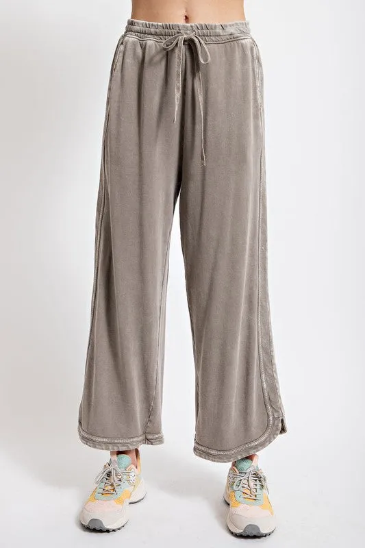 Mindy Mineral Wash Pants (2 color choices)