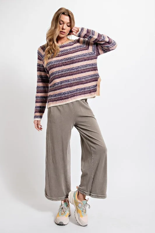 Mindy Mineral Wash Pants (2 color choices)