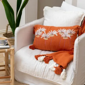 Palm Beach Cushion - Tan   Vanilla
