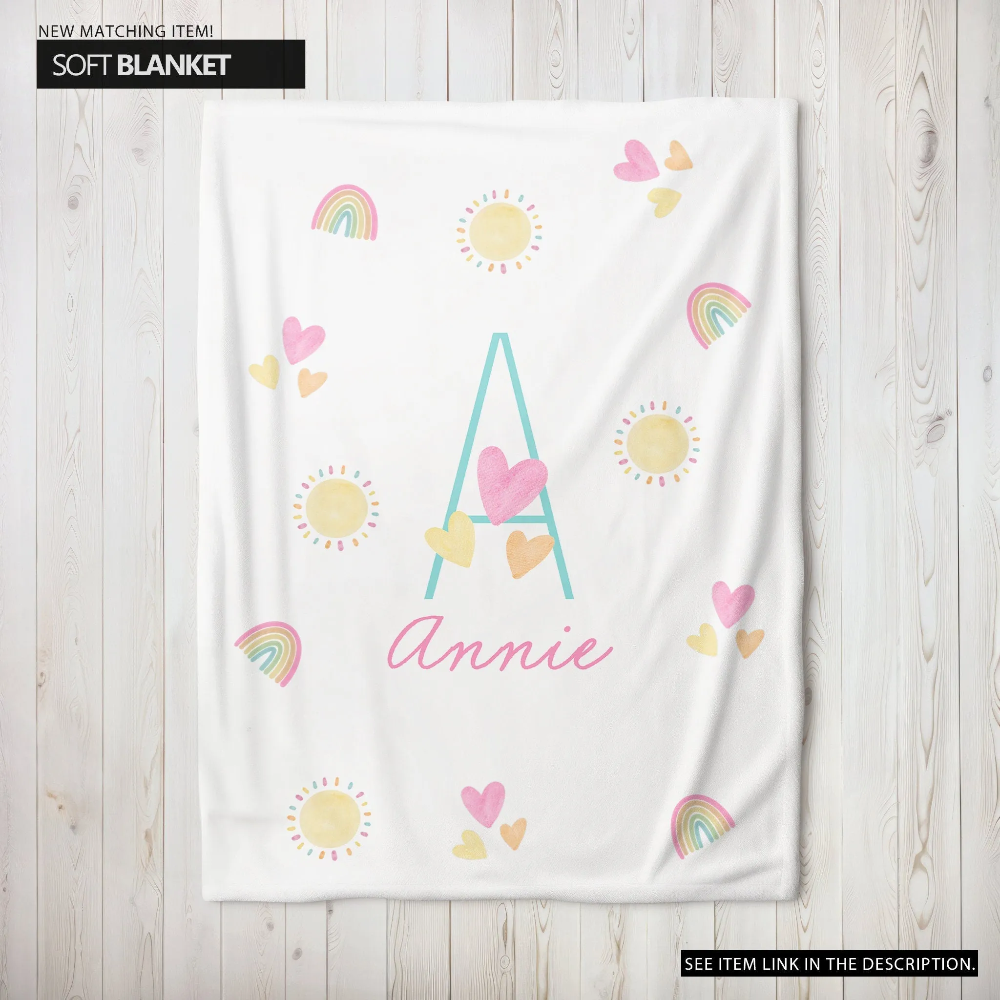Pastel Rainbow Sun Hearts Set of 3 Nursery Art Prints, Affirmation colorful Nursery Wall Art, Nursery Decor, Play Room, Baby Room Ideas, 110