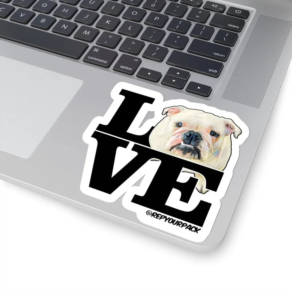 Peaches Love Kiss-Cut Stickers