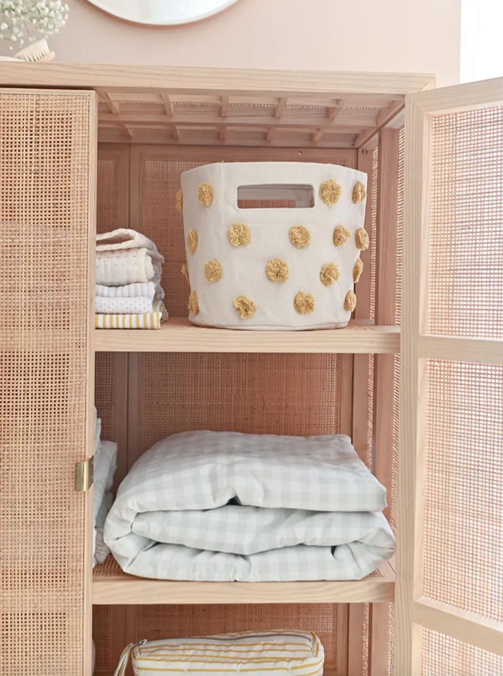 Pom Pom Basket, Marigold