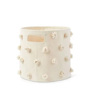 Pom Pom Basket, Natural