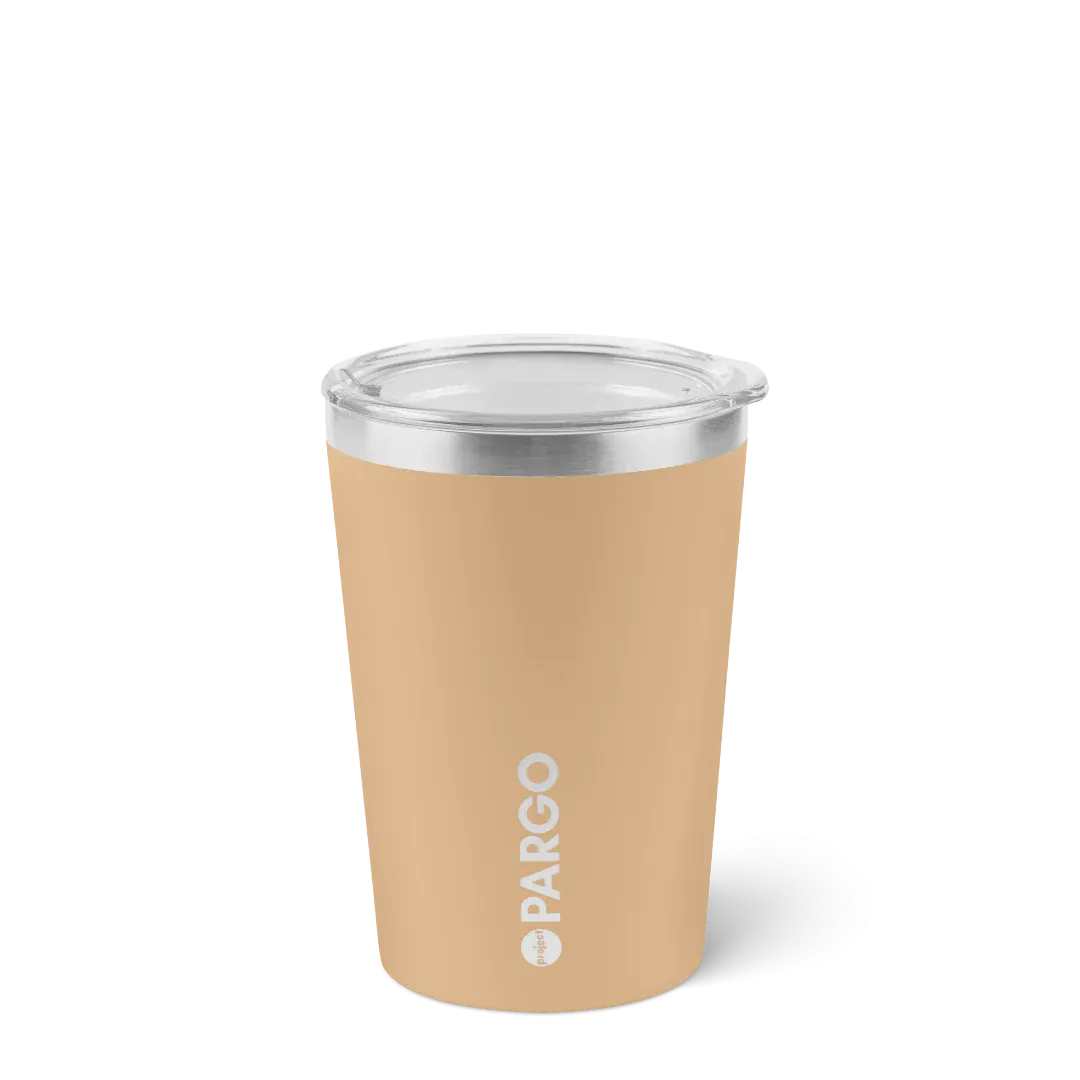 Project Pargo x Rhythm - 12oz Insulated Coffee Cup - Desert Sand