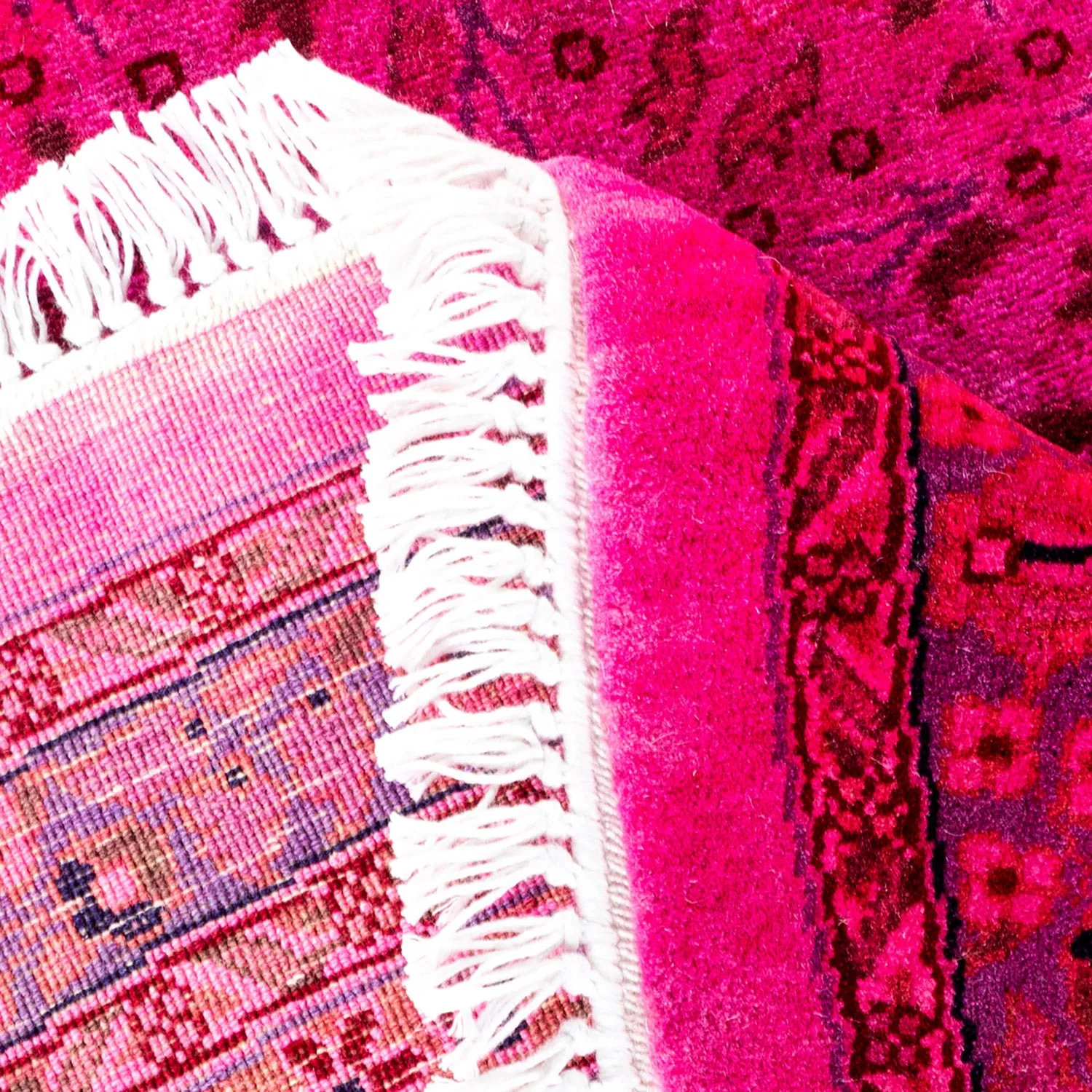 Purple Samsara Wool Rug - 7'1" Round