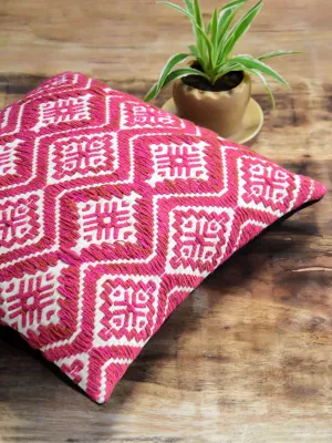 Rectangular Floral Printed Cushion Cover