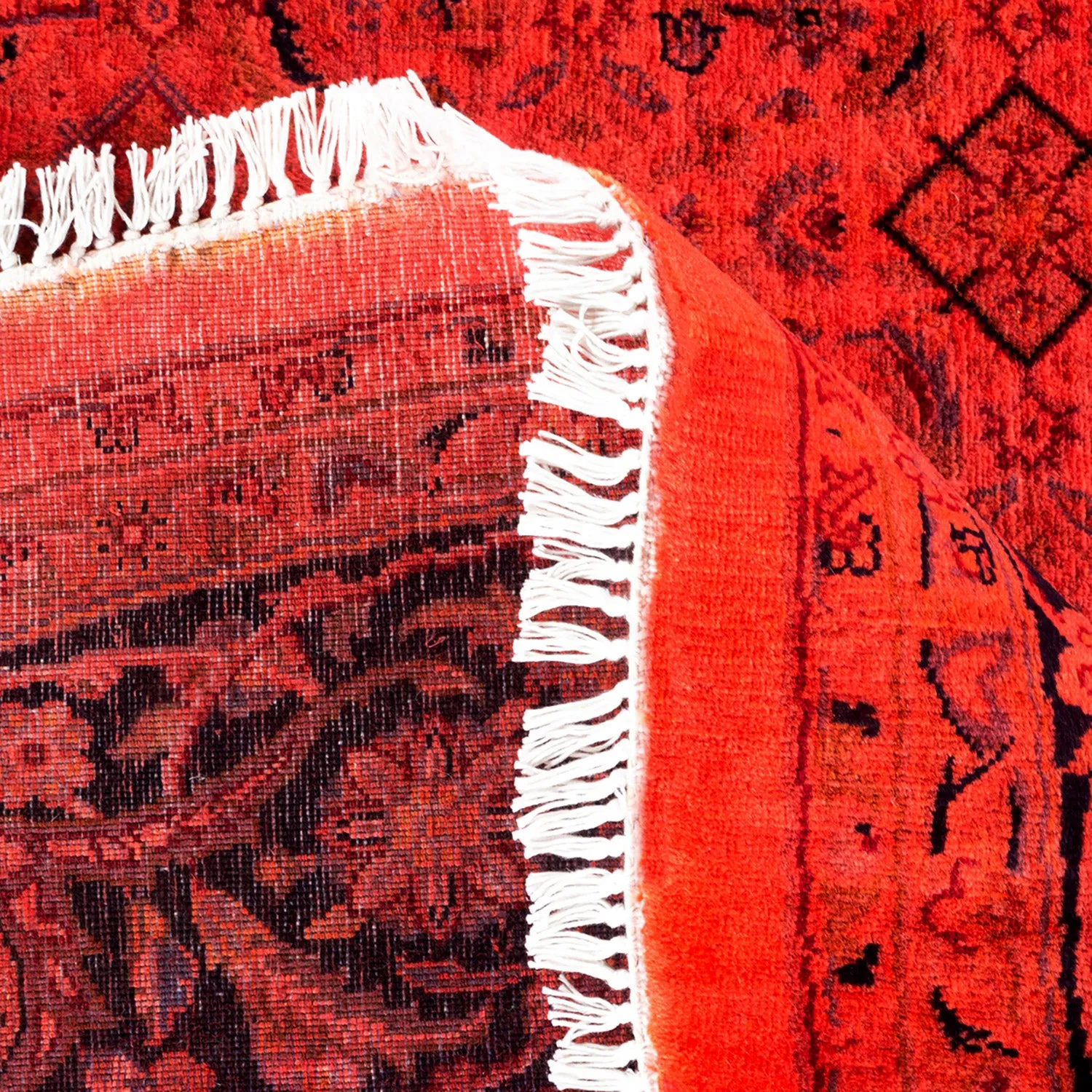 Red Samsara Wool Rug - 6'8" x 6'8"
