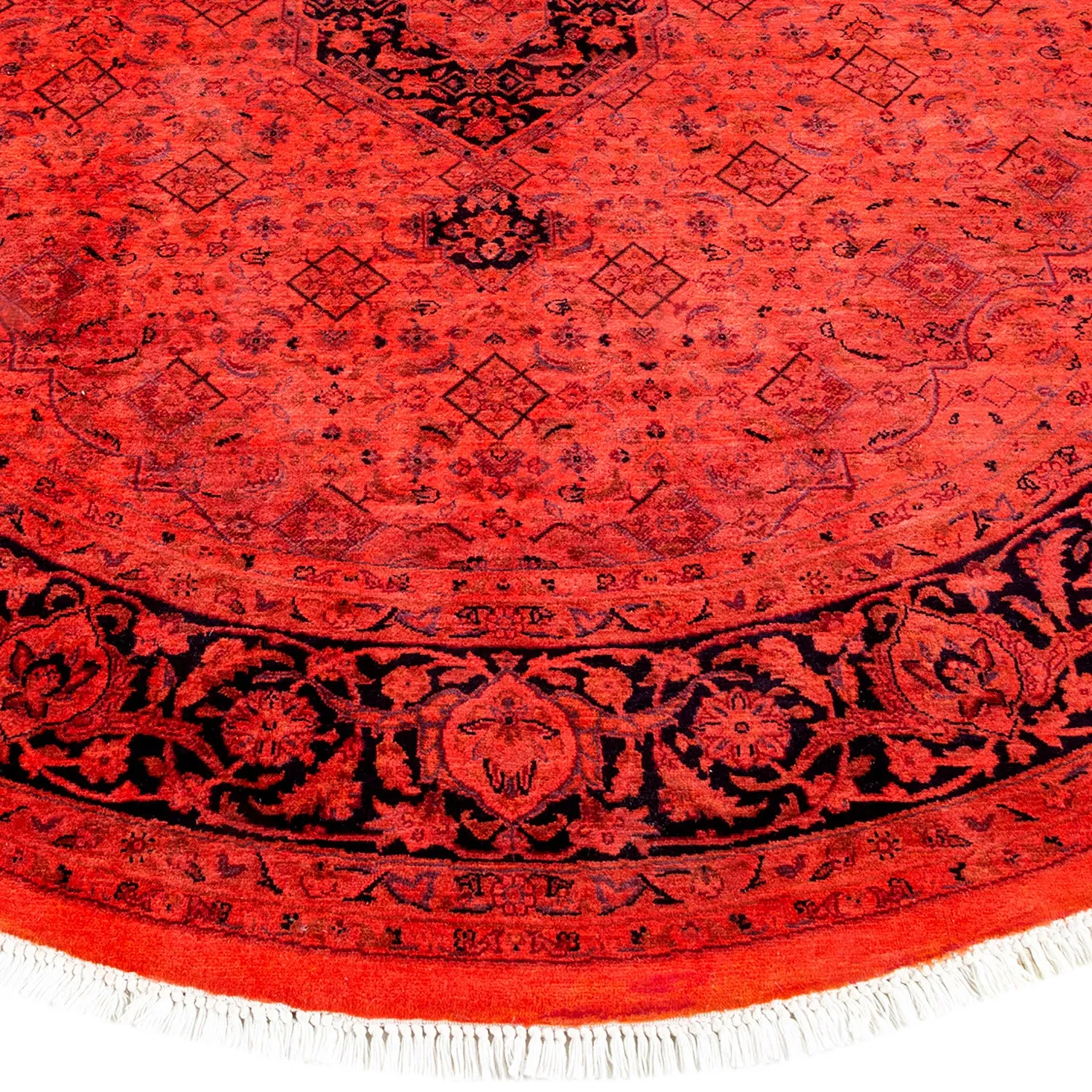 Red Samsara Wool Rug - 6'8" x 6'8"