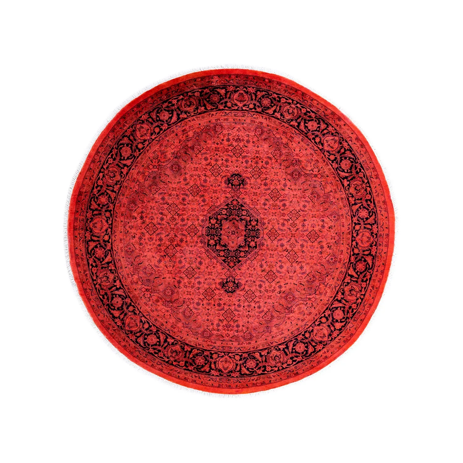 Red Samsara Wool Rug - 6'8" x 6'8"