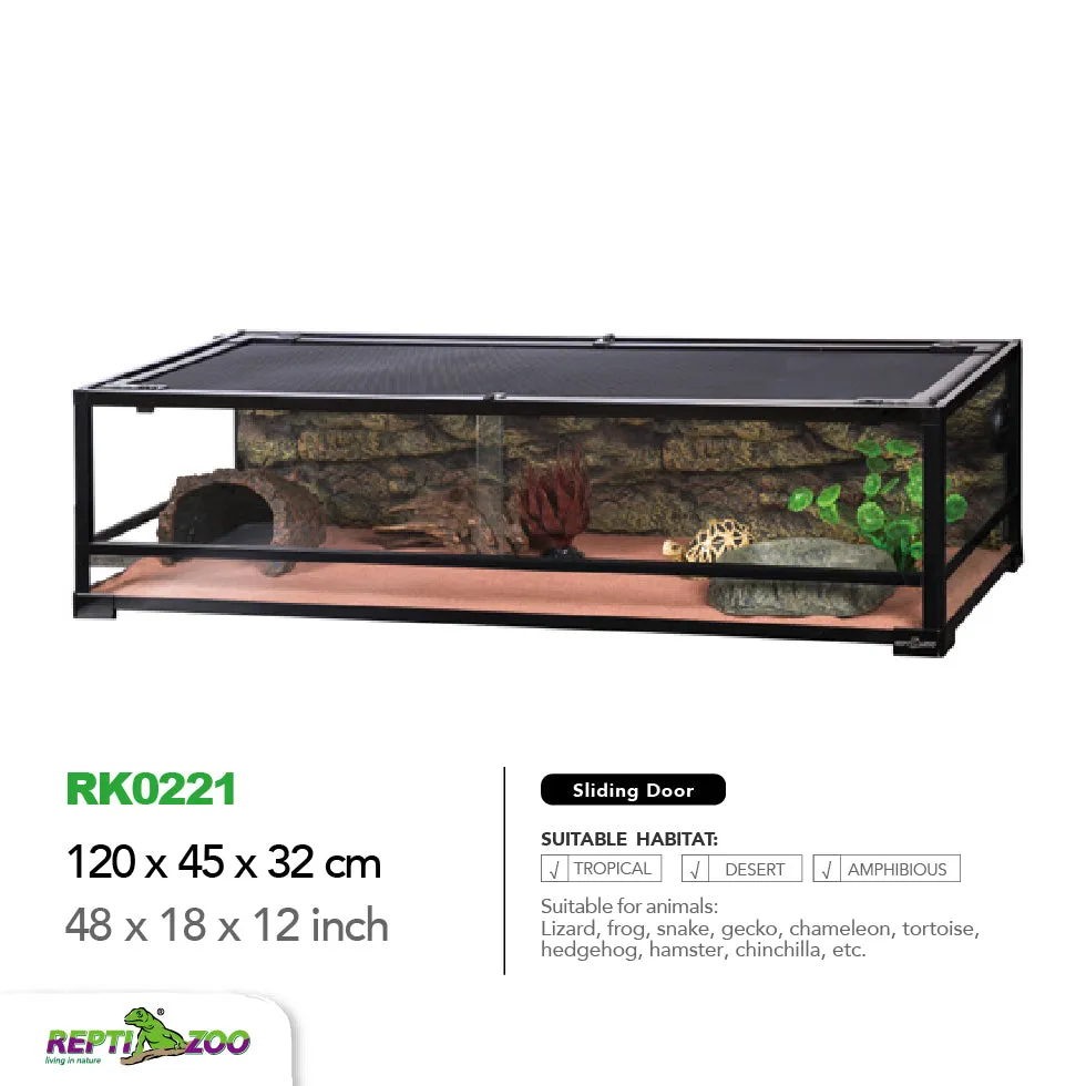 REPTIZOO Knock-Down Glass Terrarium RK Series