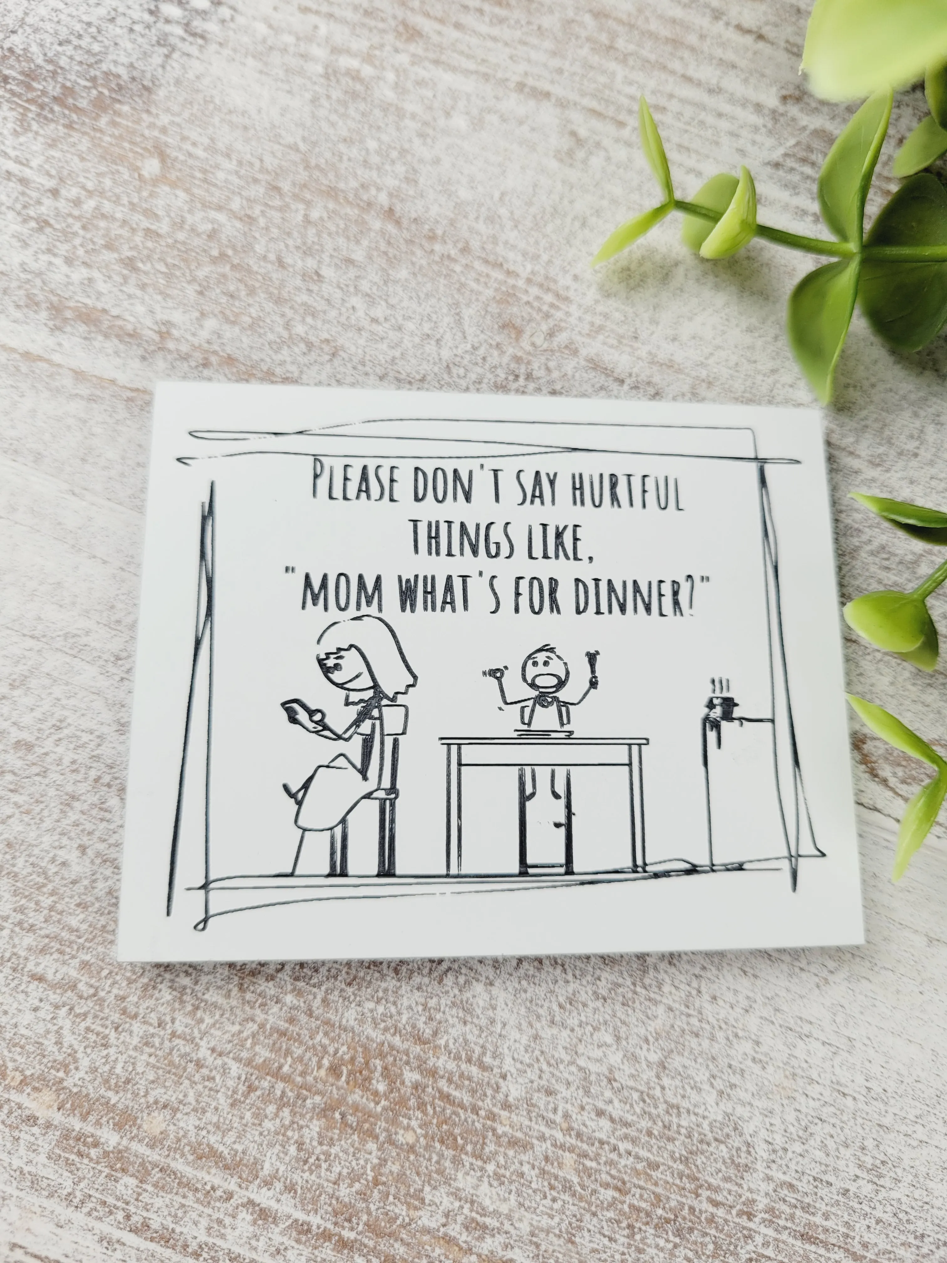 Rough Cut Dezigns, Stick Man Magnets