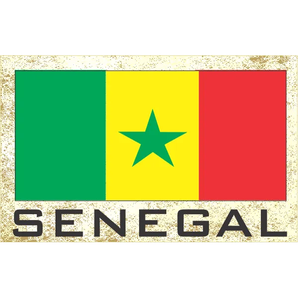 Senegal Fridge Magnet