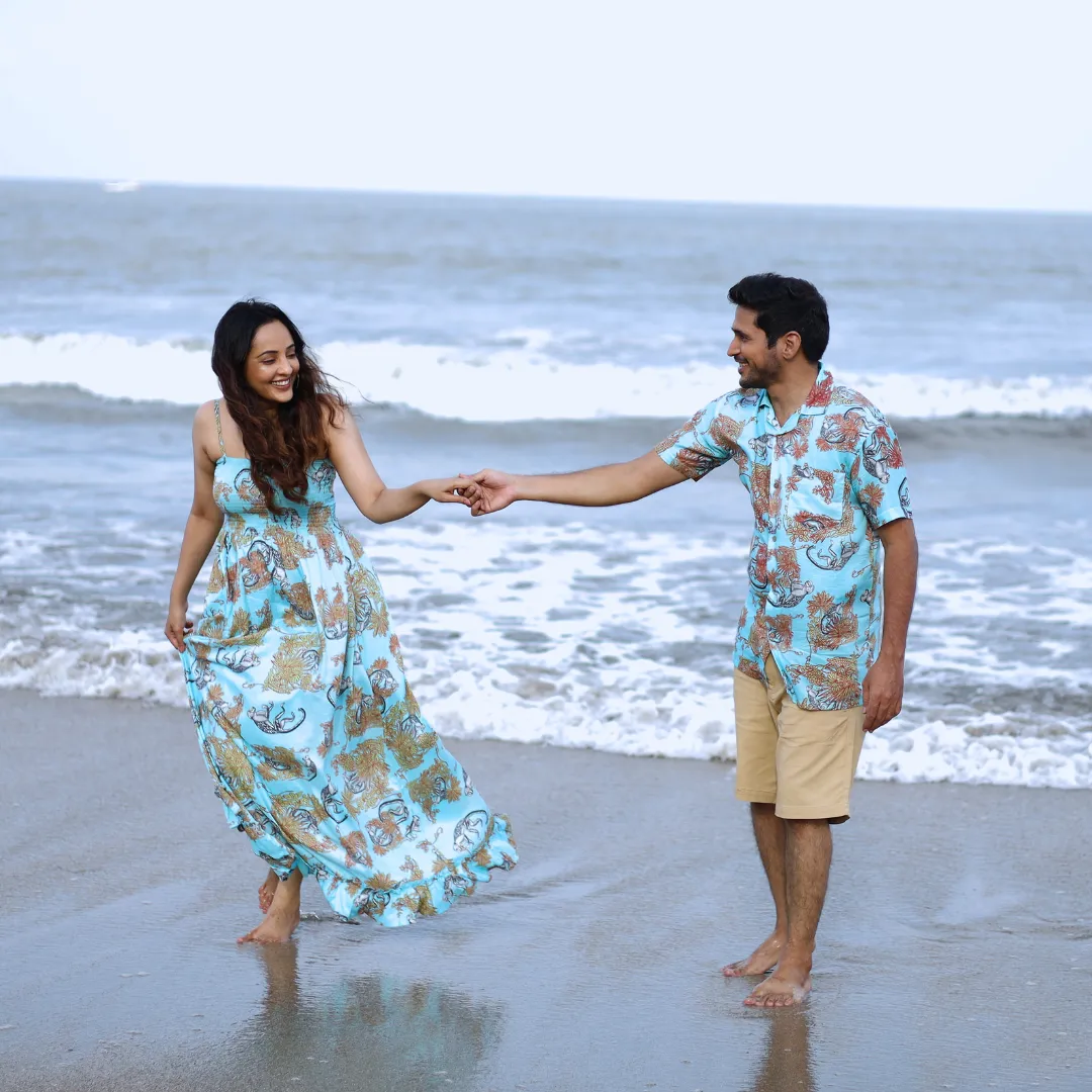 Summer Shirt | Funky Monkey Blue