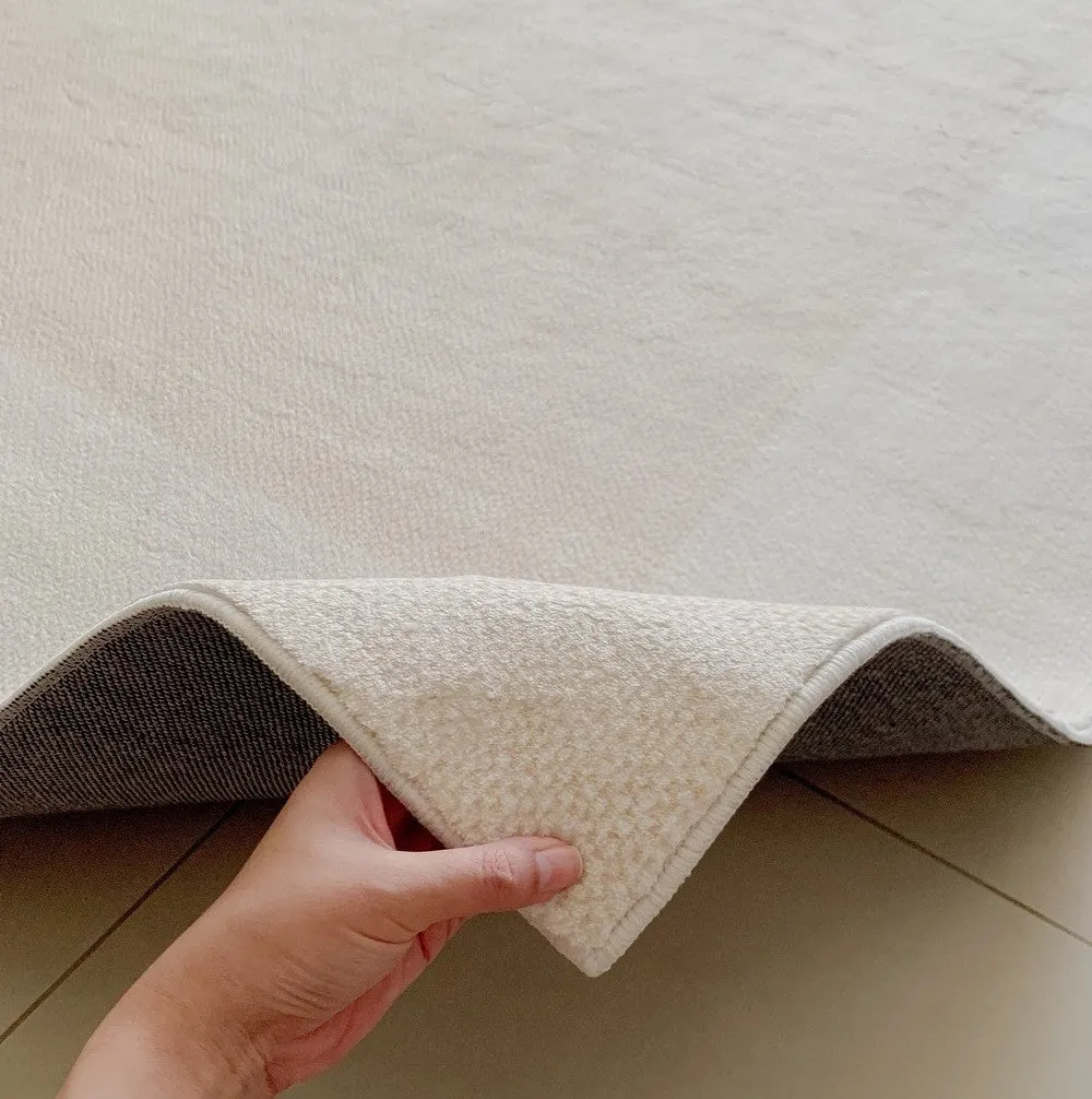 Unique Contemporary Modern Rugs, Large Cream Color Geometric Carpets, Abstract Modern Rugs for Living Room, Soft Modern Rugs under Dining Room Table