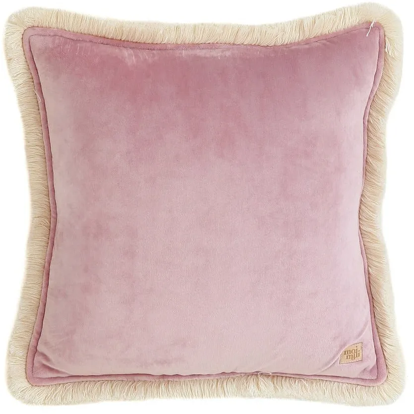 Velvet Pillow with fringe