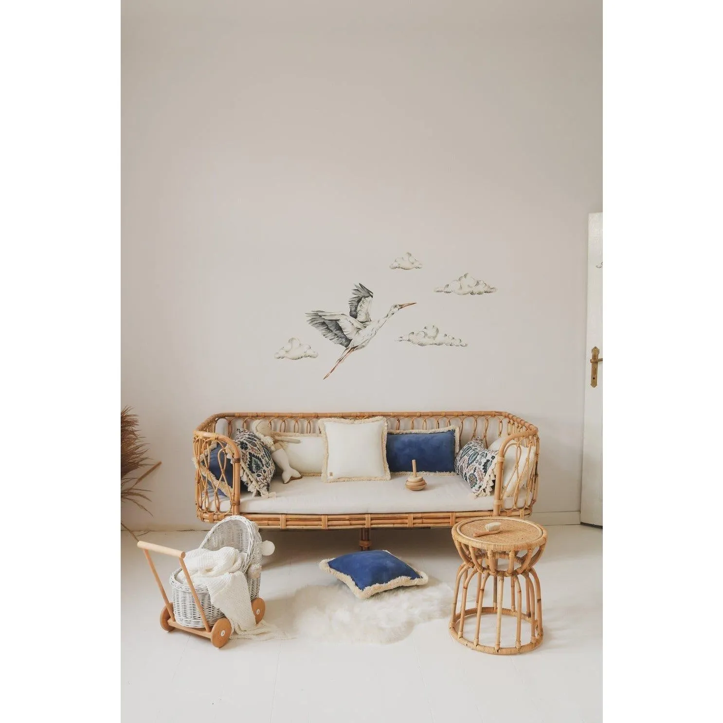 Velvet Pillow with fringe