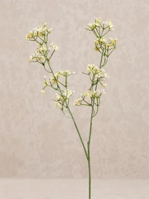 Westside Home Yellow Artificial Gypsophila Flower - Small