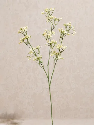 Westside Home Yellow Artificial Gypsophila Flower